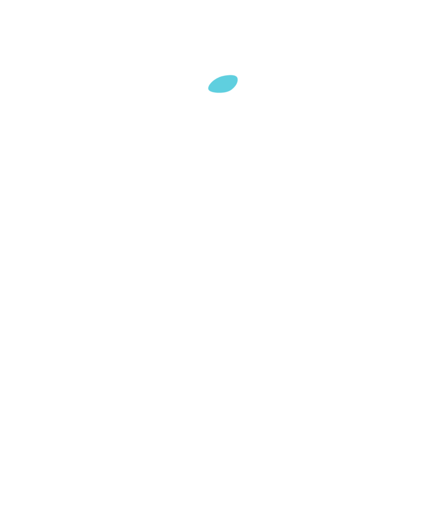 Illustration of a light blue blob