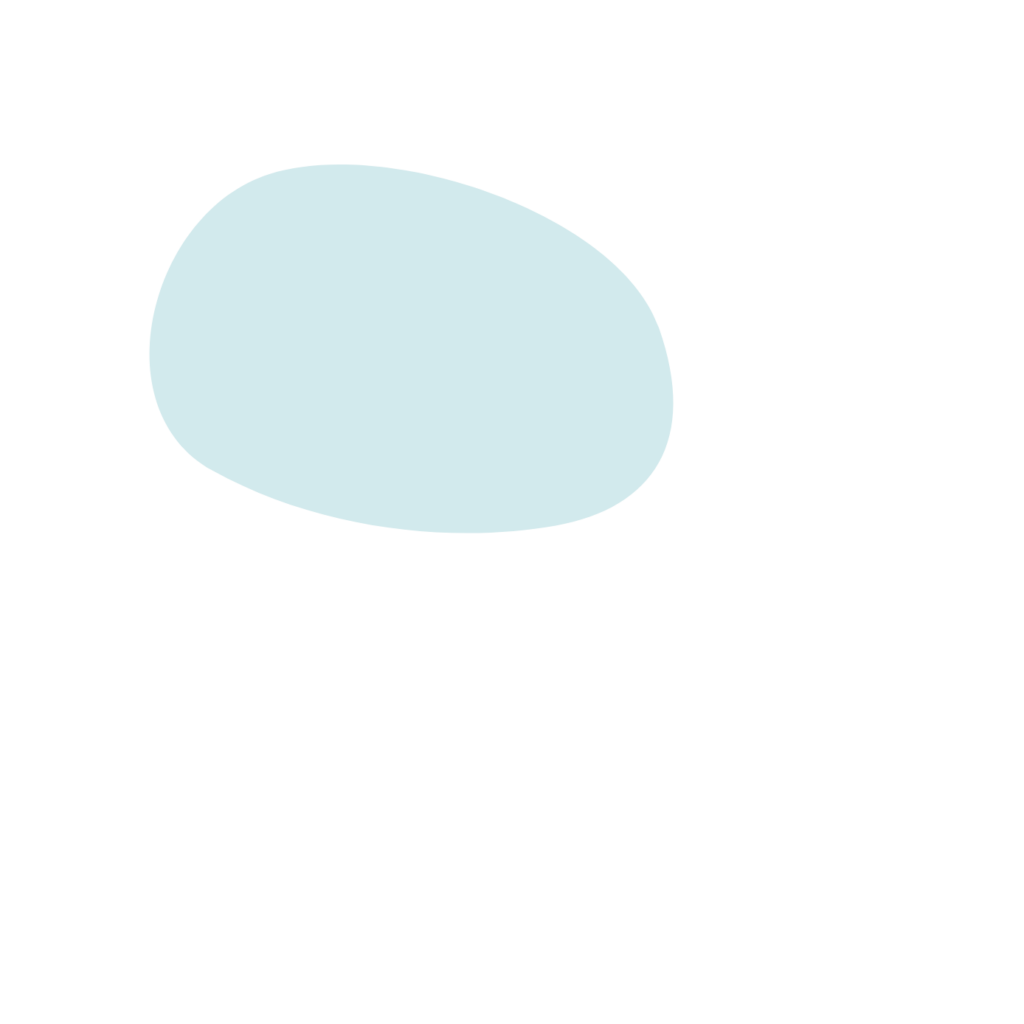 Illustration of a light blue blob