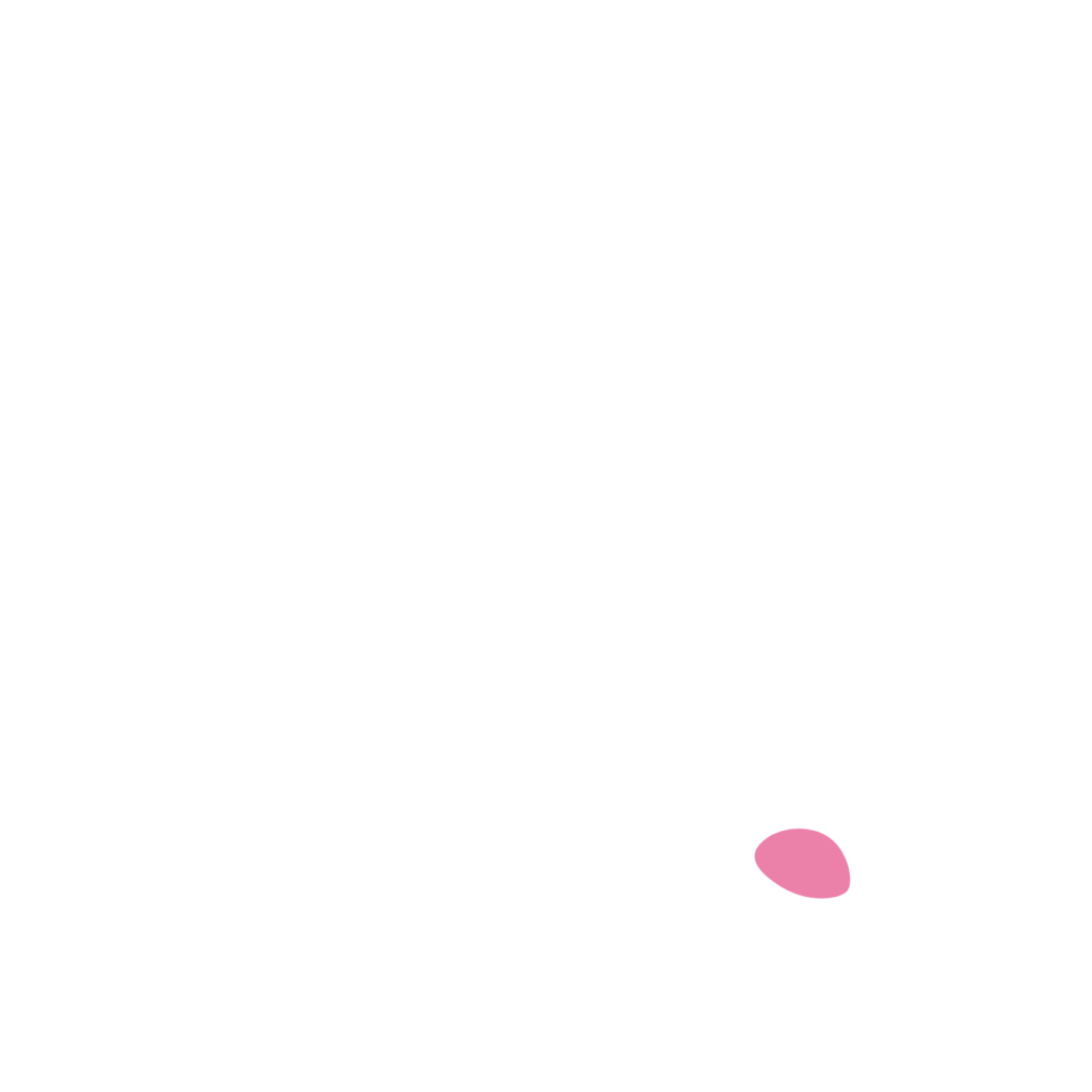 Illustration of a dark pink blob