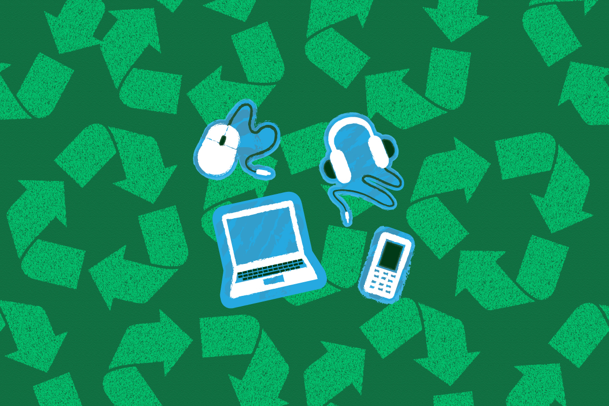 Electronics Recycling Graphic